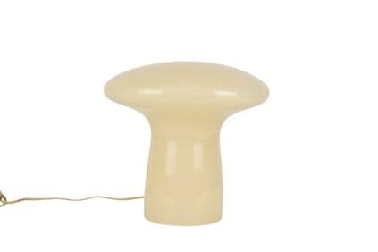 Murano Art Glass Mushroom Table Lamp, 10"h x 12"w (Fine Condition)