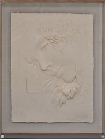 Frank Gallo Cast Paper Sculpture-