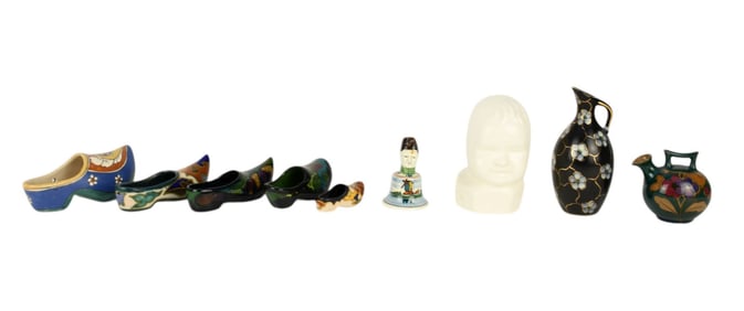 Collection of Dutch Gouda Pottery Items - Holland, c. early-mid 20th century. A grouping of Dutch