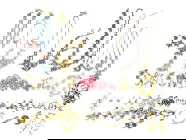 Designer Costume Jewelry Lot. Vendome, Betsy Johnson, Sorrelli, Hiedi Daus, Kate Spade, RL, Anne