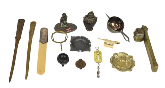 Lot of Brass & Metal Novelty Items