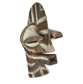Songye Kifwebe Society Mask, Male, Congo - Africa, Democratic Republic of the Congo. A Kifwebe mask