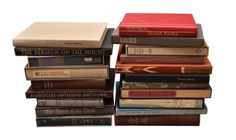 Lot of 20 Signed Limited Edition Club Books