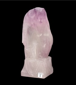 Olivier Brice for Daum "Aphrodite" Crystal Sculpture - Olivier Brice for Daum France. Amethyst to