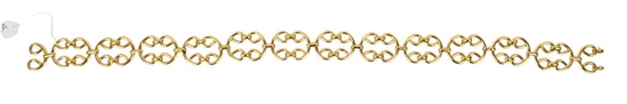 Gold Tone Chanel Belt, 29" Chanel Mark Unclear