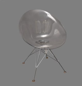 Acrylic Modern Chair, Ero by Kartell, Starck, Italy
