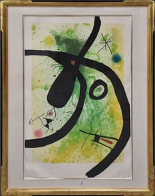 Joan Miro (Spanish 1893-1983) Etching and Aquatint with carborundum on Arches paper.  The Octopus