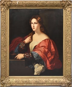 17th/18th Century After Jacopo Palma Ii Vecchio (Italian, 1480-1528), La Bella-  oil on canvas, in