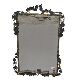 Vintage Mirror Leaf & Vine Motif, John Richard, 19"h x 24"w