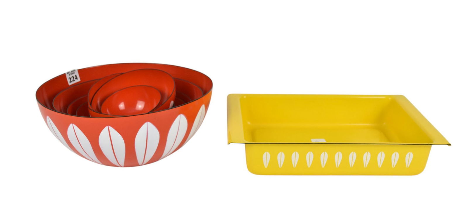 11 pc. Collection of Catherine Holm, Norway, Graduated Bowls & 1 Yellow Baking Dish (1 of 5)