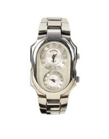 Philip Stein Teslar Men's Quantum Technology 3ATM Water Resistant Watch. Needs battery 8" inner