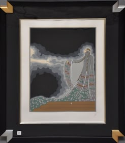 Erte' Serigraph Melisande, edition 154/300, pencil signed lower right sight 27-1/2 inches x 21
