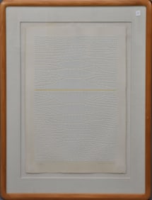 Paul Maxwell (Texas, 1925 - 2015) "Composition" Signed,  Numbered 37/50.  Cast Paper Artwork 30"h x