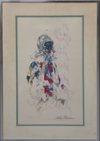 LeRoy Neiman (American 1921-2012 American) ''Harlequin''-1972. Lithograph in Colors 28 x 17 inches