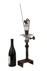 Steampunk Sculpture Label Ivan Leiberman 1992, 23"h