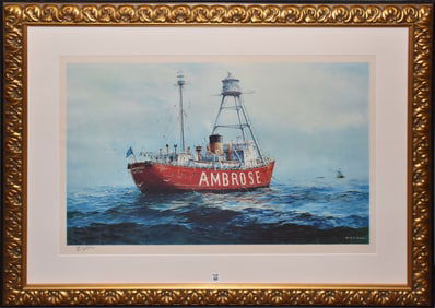 Jack Lorimer Gray (American, 1927-1981) Color Lithograph "Ambrose" sight size 26 x 38 inches, signed