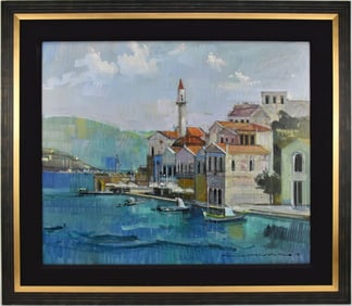 Alex Zwarenstein (Born 1952) oil on canvas, Venice Scene, 12 x 16 inches.