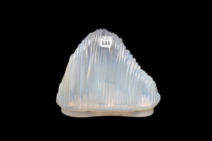 Vintage Carlo Nason Mazzega Murano glass 1960 Iceberg table lamp 8.5 high x 10"wide