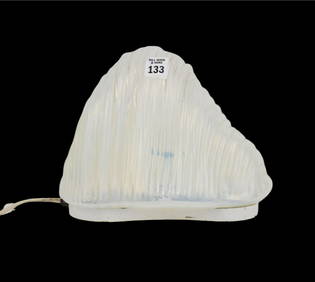 Vintage Carlo Nason Mazzega Murano glass 1960 Iceberg table lamp 8.5 high x 10"wide (1 of 6)