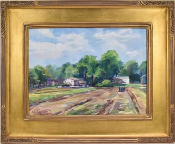 John S. Caggiano (Born 1949) oil on canvas, Rockport Massachusetts 12 x 16 inches. titled Dreyer