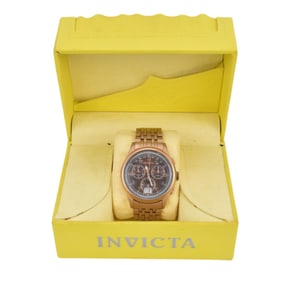 Vintage Mens Invicta Watch. 47mm , Stainless Steel, Movement Swiss