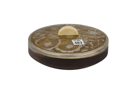 Antique vanity/dresser box from "A la Marquise de Sevigne" Chocolat de royat: Famous Parisian makers