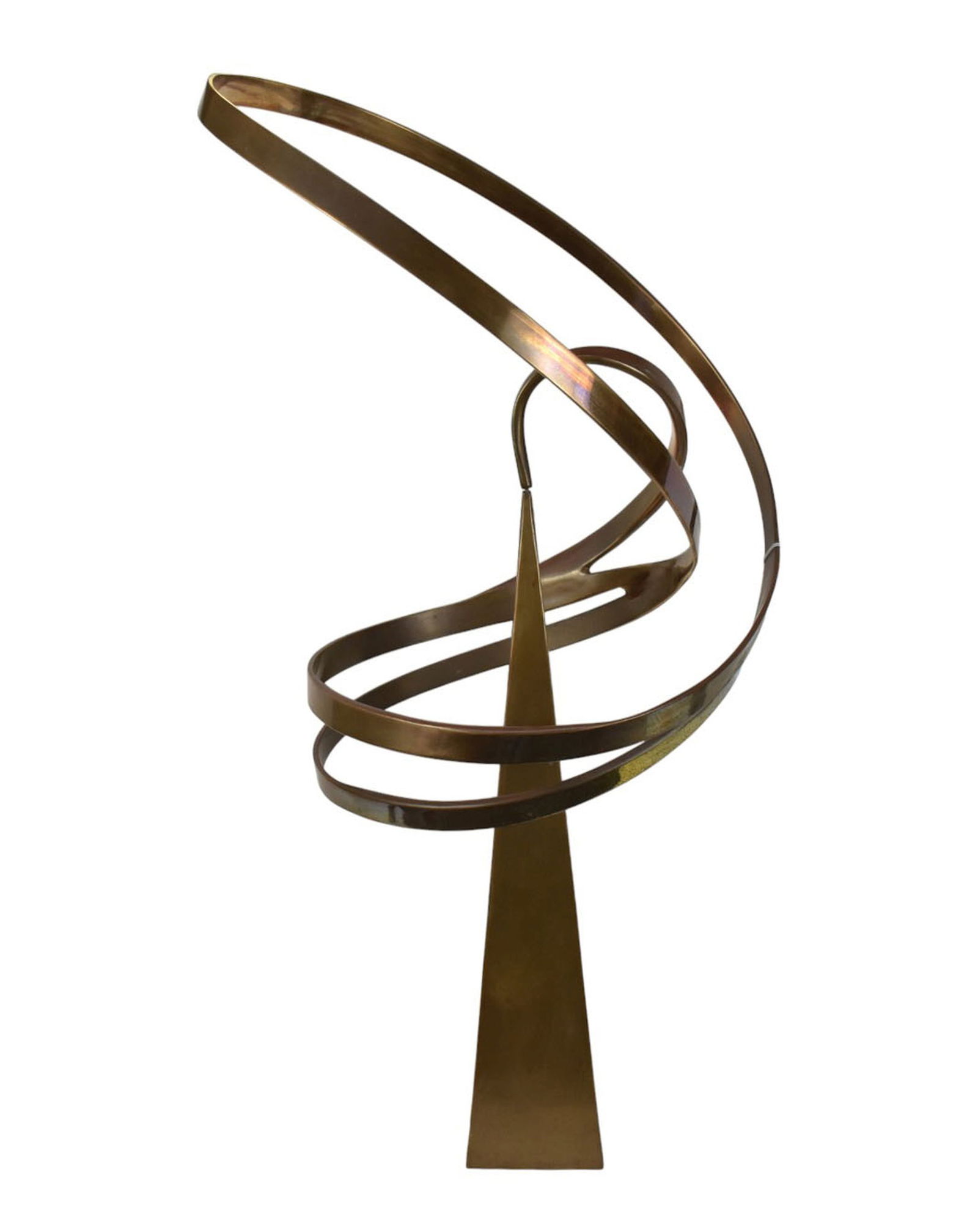 Bill Keating (b. 1932), 2-Part Kinetic sculpture, Chicago, IL, USA, 1998 bronze, signed "Bill (1 of 10)