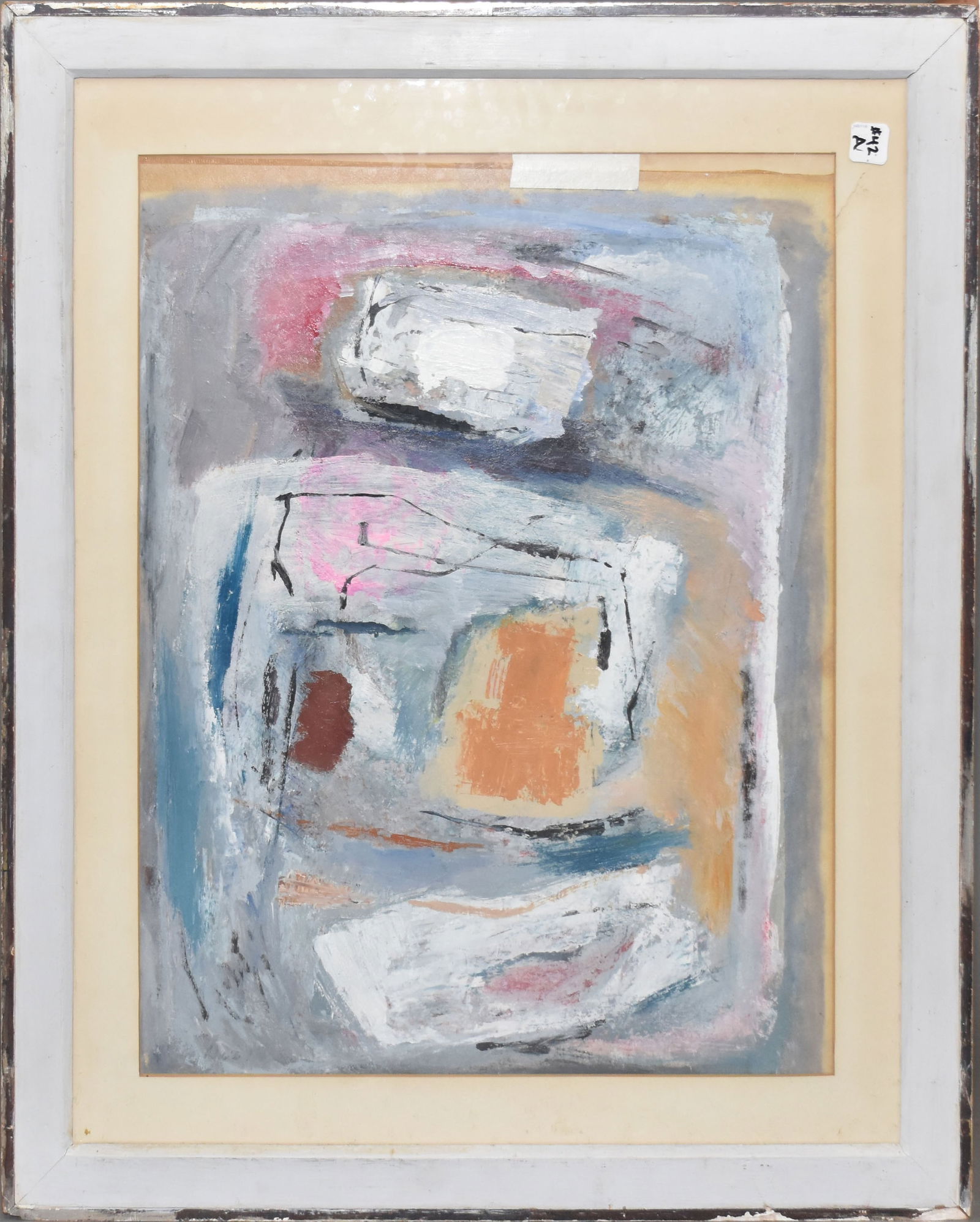 Morris Davidson (Am. 1898 - 1979) Oil on Canvas, mixed media on paper gouache, oil and watercolor. (1 of 7)