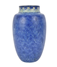 Vintage Roseville Vase Blue Imperial, 10"h x 3 1/2"w