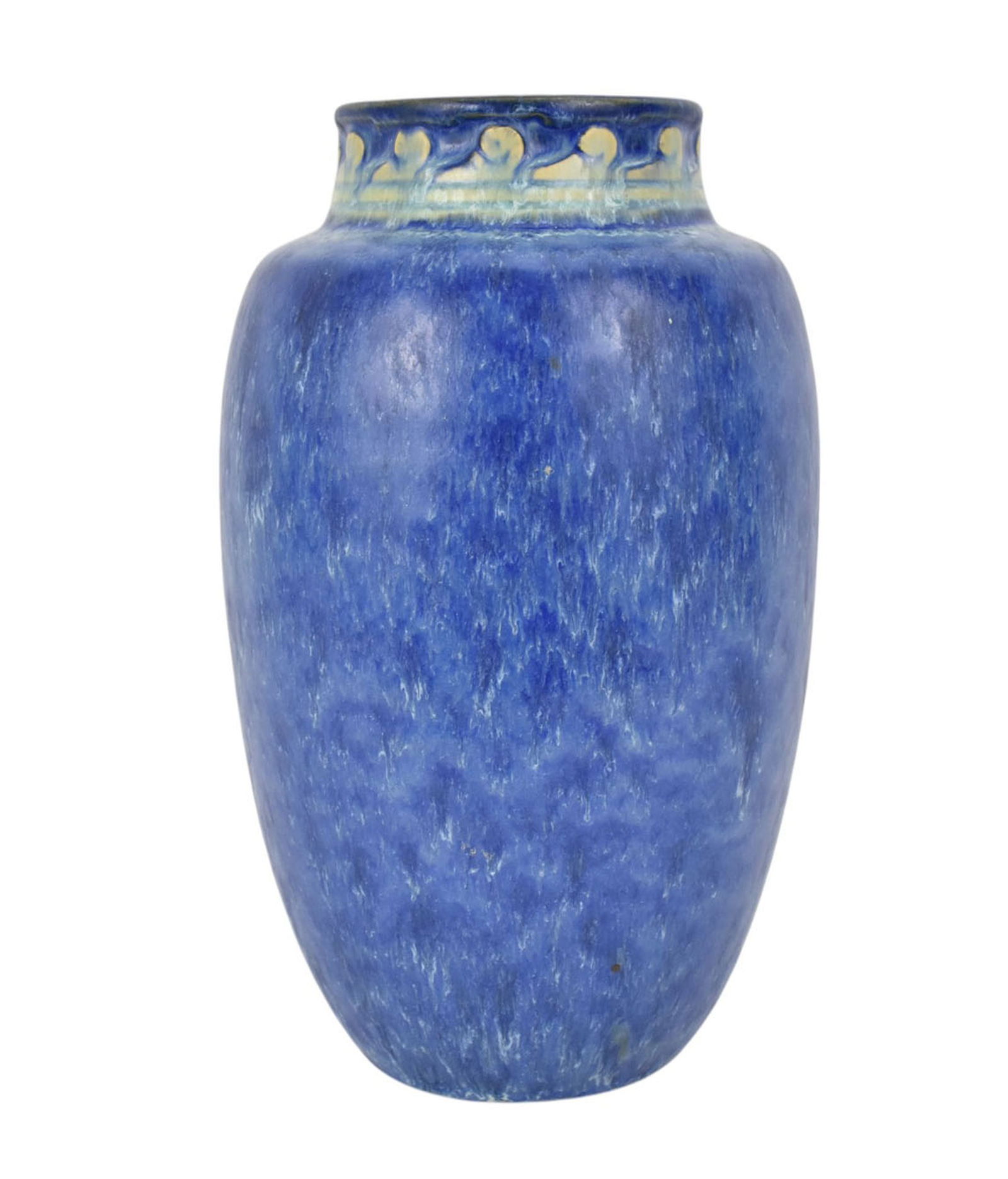 Vintage Roseville Vase Blue Imperial, 10"h x 3 1/2"w (1 of 4)