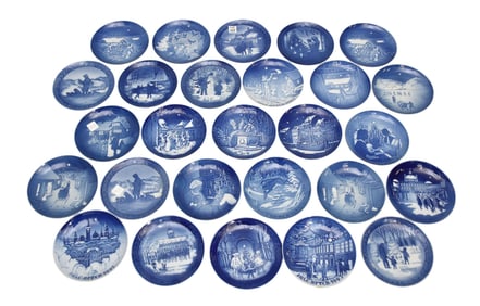 27 Christmas Plates, All From the 90's