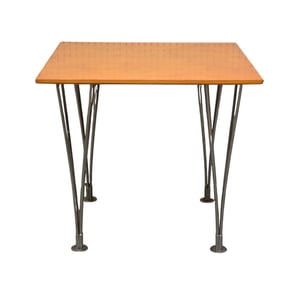 Bruno Mathsson MCM 'Ellipse' Side Table, C. 1966 - Sweden. Designed by Bruce Mathsson, & Piet Hein.