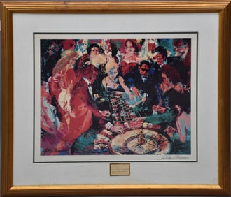 LeRoy Neiman (Am. 1921 - 2012) Silkscreen- "Casino", sign lower right side, size 20 x 24?? overall