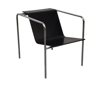 Lilyriver Finland Bentwood Chrome Side Chair, C. 1980s - A rare chair from Finnish design company
