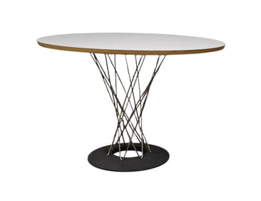 Isamu Noguchi, Cyclone Dining Table, Model 312 - C. mid 20th century. Chromed steel, enameled steel,