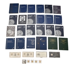 Large US Coin Lot. Pennies, Nickels, Dimes, Quarters, Half Dollars. 1881 - current includes 1909