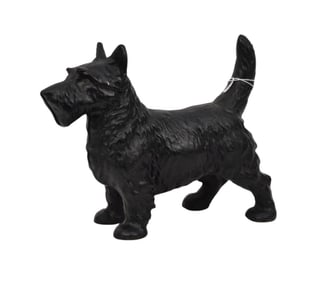 Iron Scottie Dog Door Stop, 8"h x 9"w