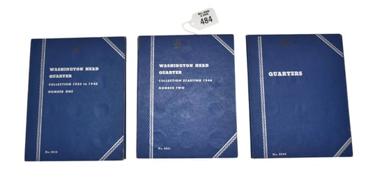 40 Silver Washington Quarters. 1934- 1962. Circulated