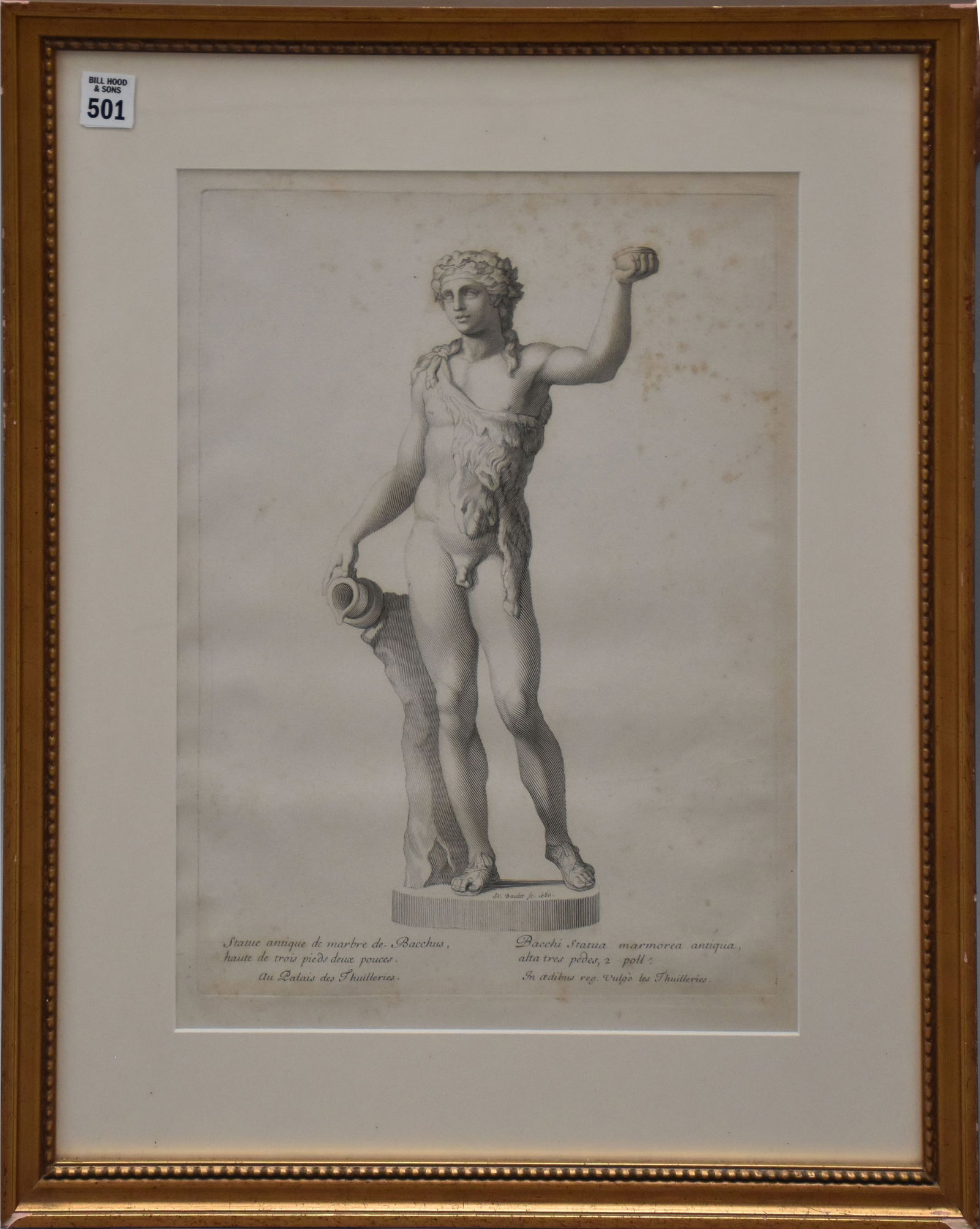 ETIÉNNE BAUDET French, 17th Century Pair of French 18th Century Engravings of Greek Sculptures at (1 of 8)