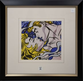 After Roy Lichtenstein (American, 1923-1997) offset Lithograph, sight size 11-1/2 x 11-1/2, overall