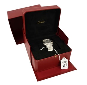 Santos de Cartier Watch. Large model 40mm, automatic movement, steel, interchangeable metal and