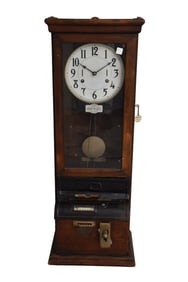 "Broadway Time Clock", 751 Sixth Ave NY, 44"h x 14"w x