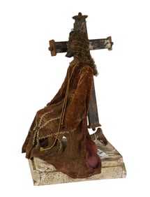 Antique Santo Jesus Nazareno Figure of Christ - Spanish Colonial, Philippines/Mexico, c. 18th-19th