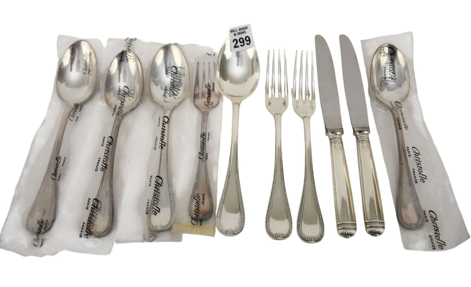 10 Christofle France Silverplated Odd Flatware Pieces (1 of 3)