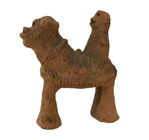 Dakakari Terracotta Funerary Sculpture, Northwest Nigeria - African Art. Dakakari/Dakarkari people.