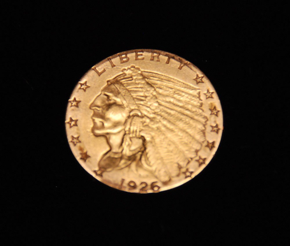 1926 two and a half dollar gold coin: 1926 two and a half dollar gold coin