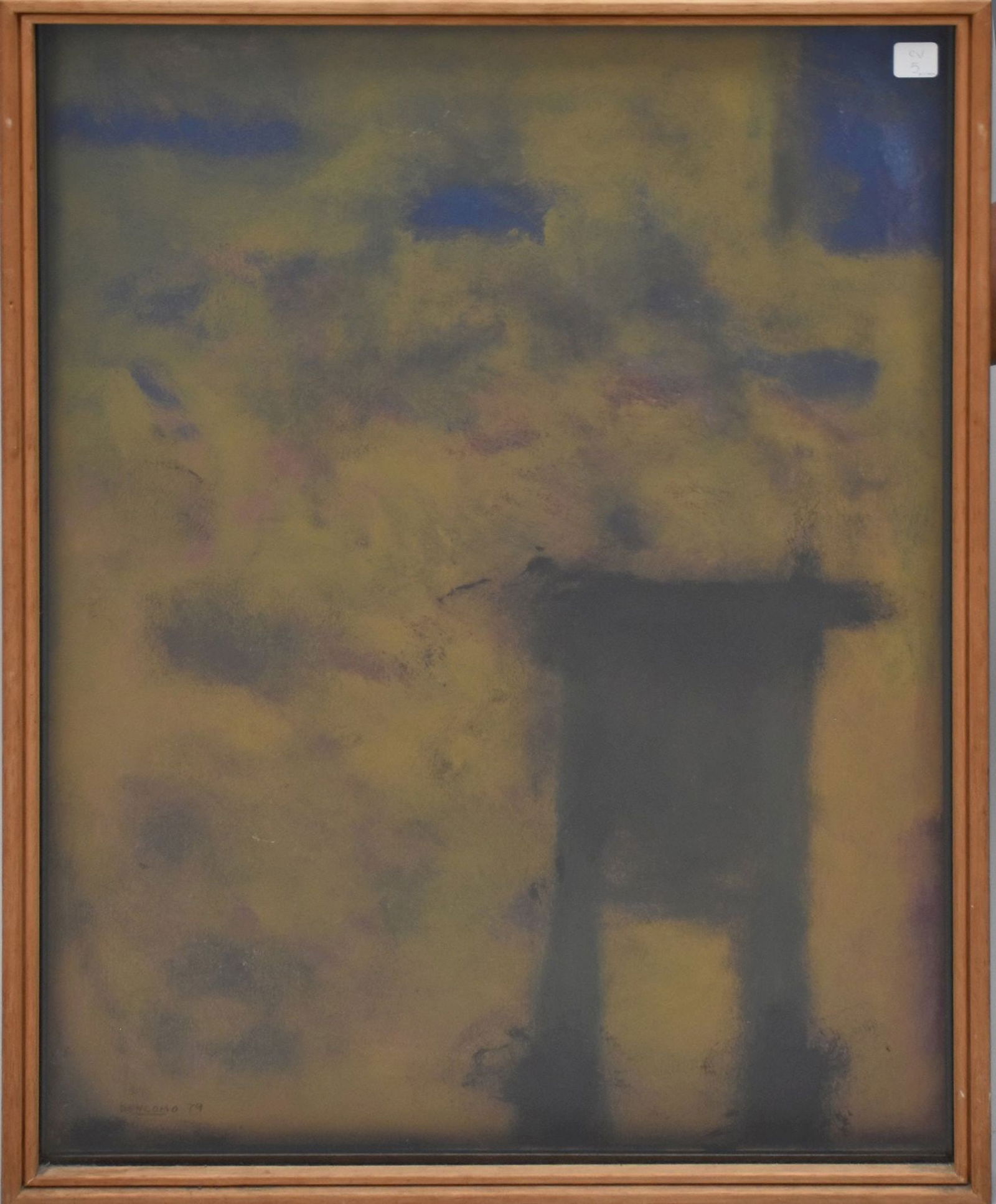 MARIO BENCOMO (b. 1953) Cuban, 20th Century, Abstract, 1979, Work on paper, Abstract composition. (1 of 4)