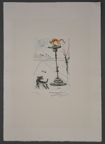 Salvador Dali (Spanish,1904-1989) The Taming of the Shrew, From Shakespeare II, 1971 Etching in