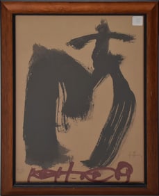 ANTONI TAPIES (1923 – 2012) Spanish, 20th Century, Untitled, Lithograph- Numbered 986/1000.