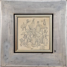 RENE PORTOCARRERO (1912-1985) Cuban, 20th Century, Untitled, Lithograph on paper. No visible